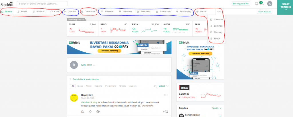 fitur-fitur stockbit