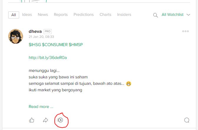 fitur stream stockbit